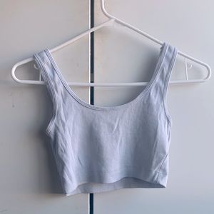 baby blue tank top
